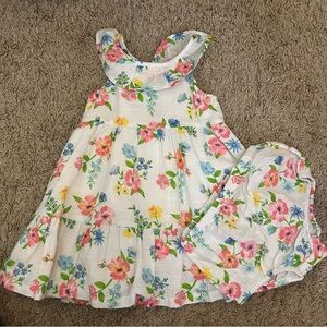 Little Me Floral Dress bloomers
